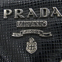 Prada 6-Key Case 2PG222 Black Leather Key Holder for Men and Women PRADA