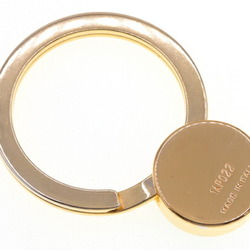 Prada Key Ring 1AP022 Gold Black Metal Holder Keys Women Men PRADA