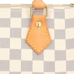 Louis Vuitton Speedy 25 Damier Azur Handbag Canvas N41534 White Women's LOUIS VUITTON