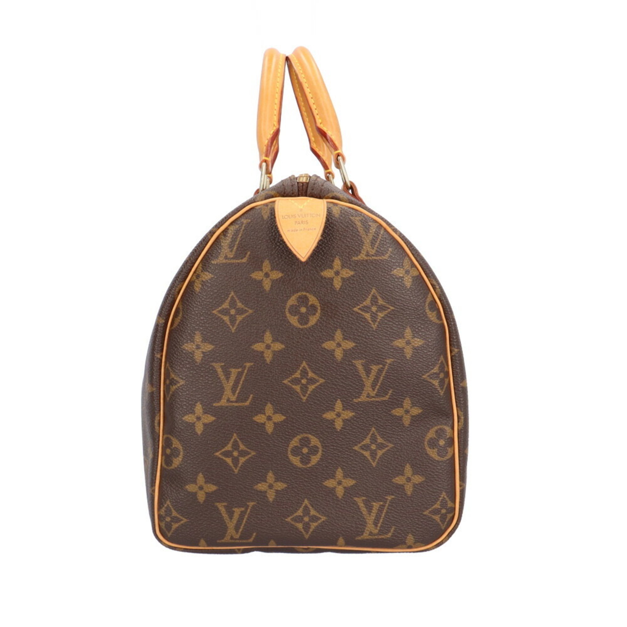 Louis Vuitton Speedy 30 Monogram Handbag Canvas M41526 Brown Women's LOUIS VUITTON