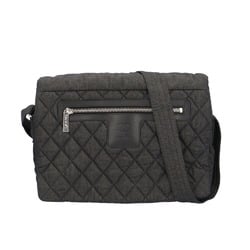 Chanel Coco Cocoon Shoulder Bag Denim 8617 Black Women's CHANEL
