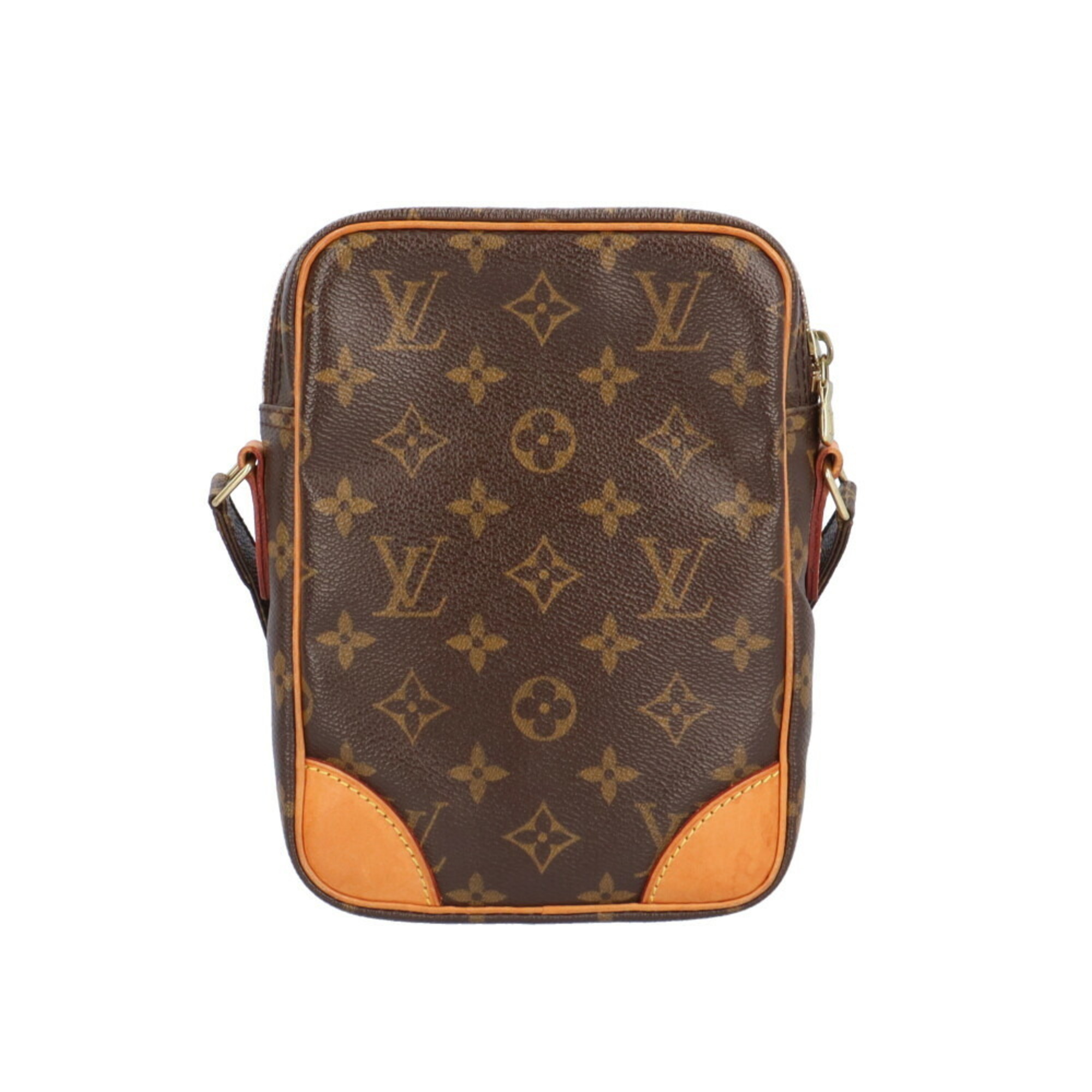 Louis Vuitton Danube Monogram Shoulder Bag Canvas M45266 Brown Women's LOUIS VUITTON