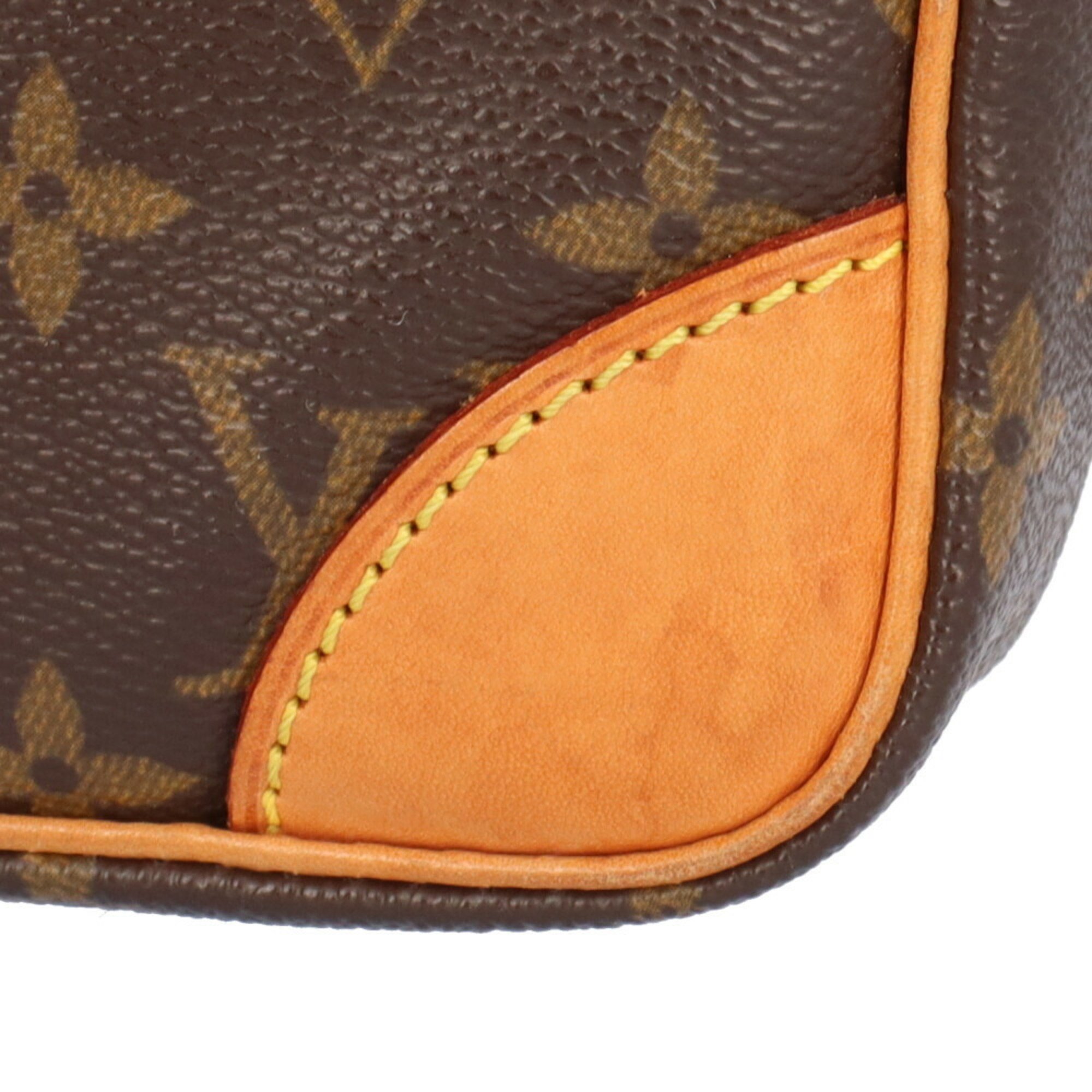 Louis Vuitton Danube Monogram Shoulder Bag Canvas M45266 Brown Women's LOUIS VUITTON