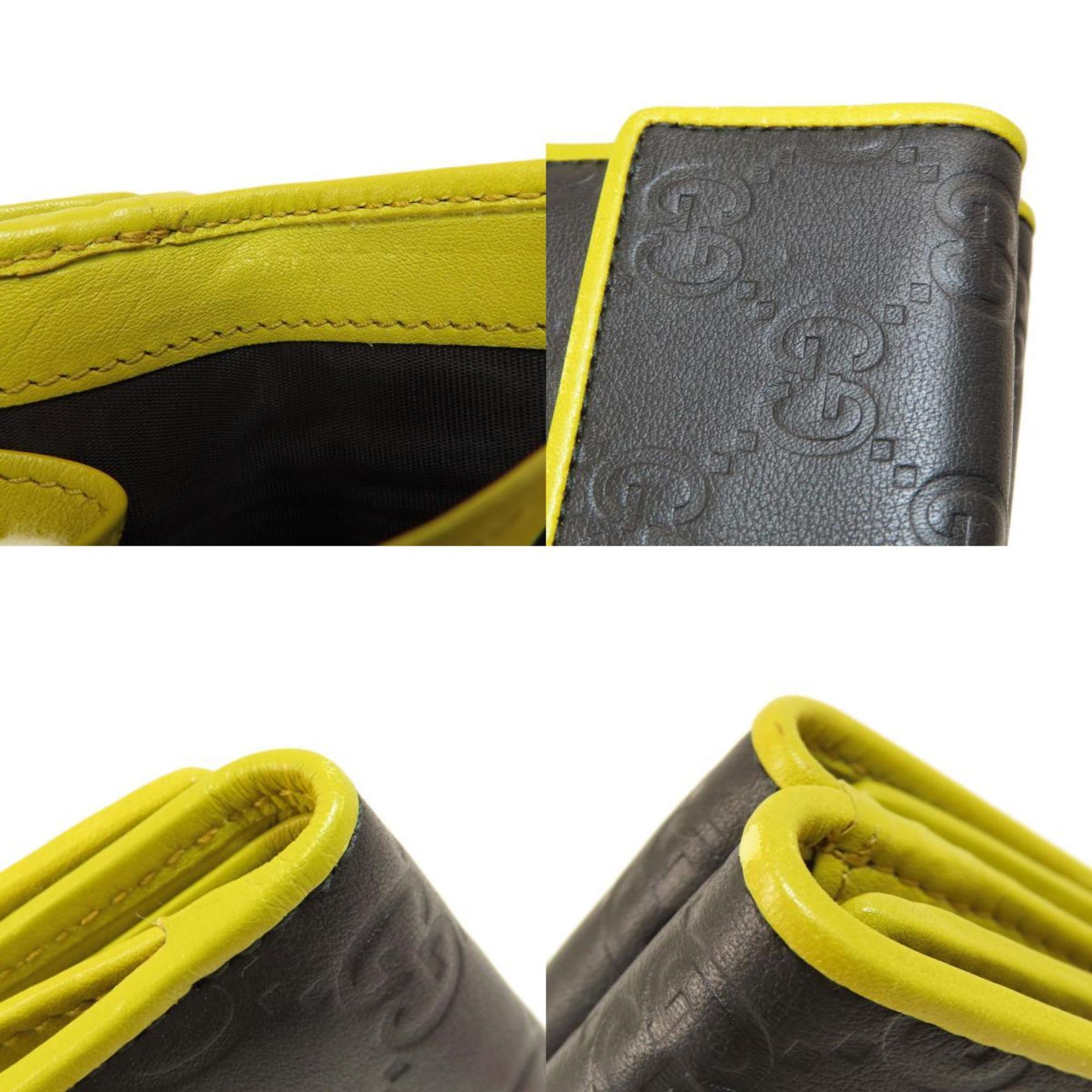 Gucci 256442 GG Shima Bi-fold Wallet Leather Women's