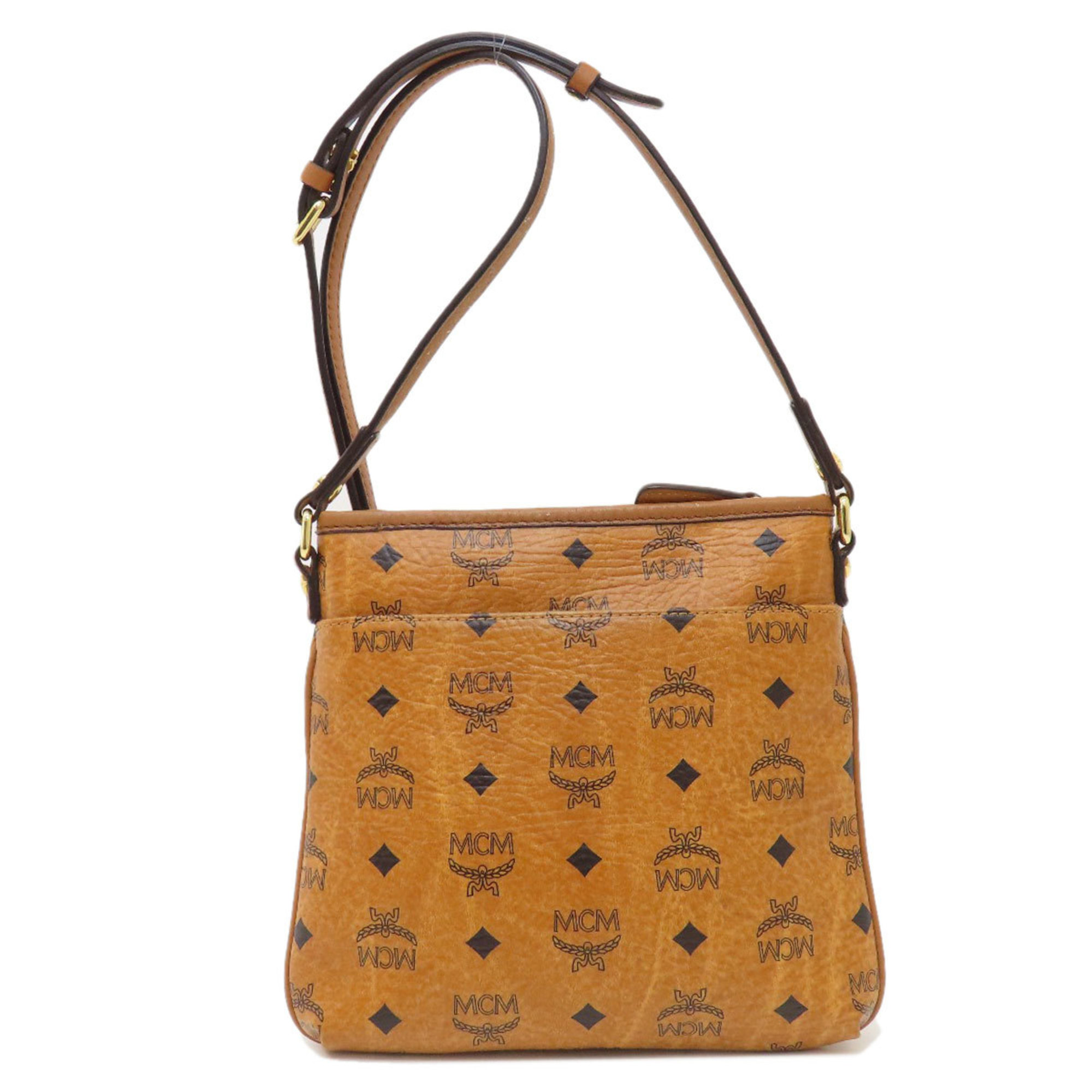 MCM Shoulder Bag Leather Women's