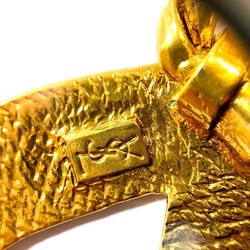 Yves Saint Laurent (YVES SAINT LAURENT) YSL Teardrop-shaped large necklace, long chain gold color, KB-8418