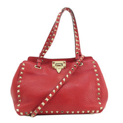 Valentino Garavani Rock Studs Handbag Leather Women's