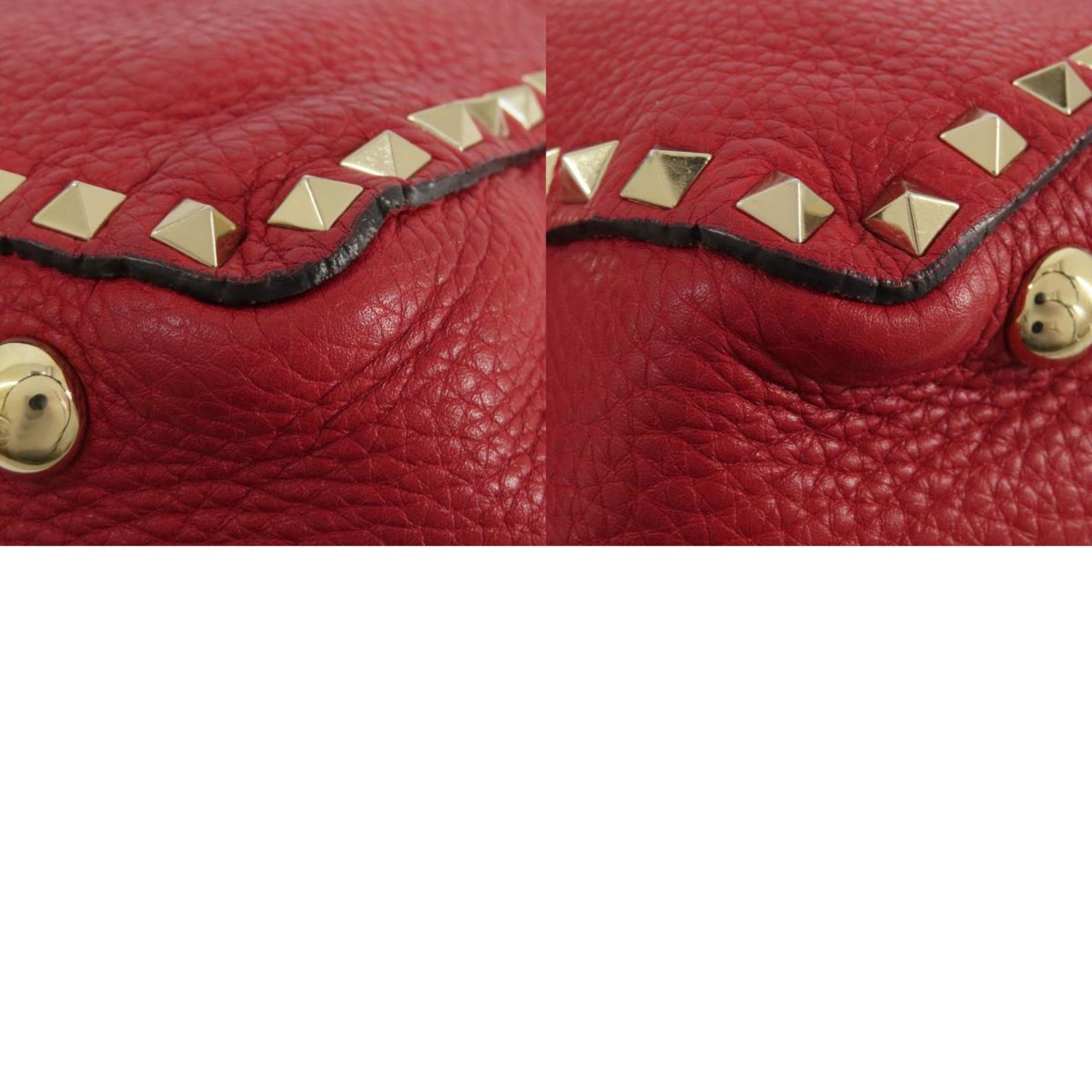 Valentino Garavani Rock Studs Handbag Leather Women's