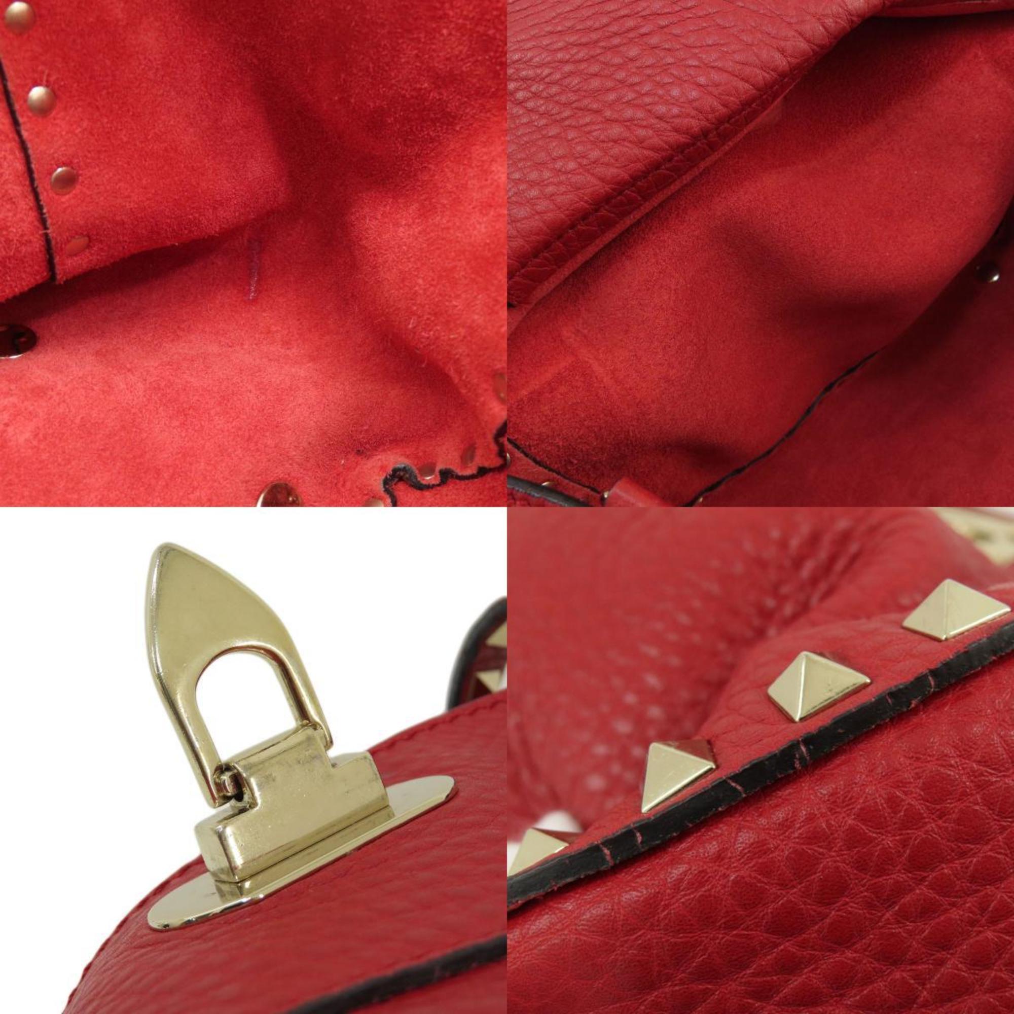 Valentino Garavani Rock Studs Handbag Leather Women's