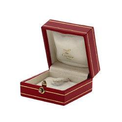 Cartier Love Ring #50 Ring, K18 White Gold, Women's