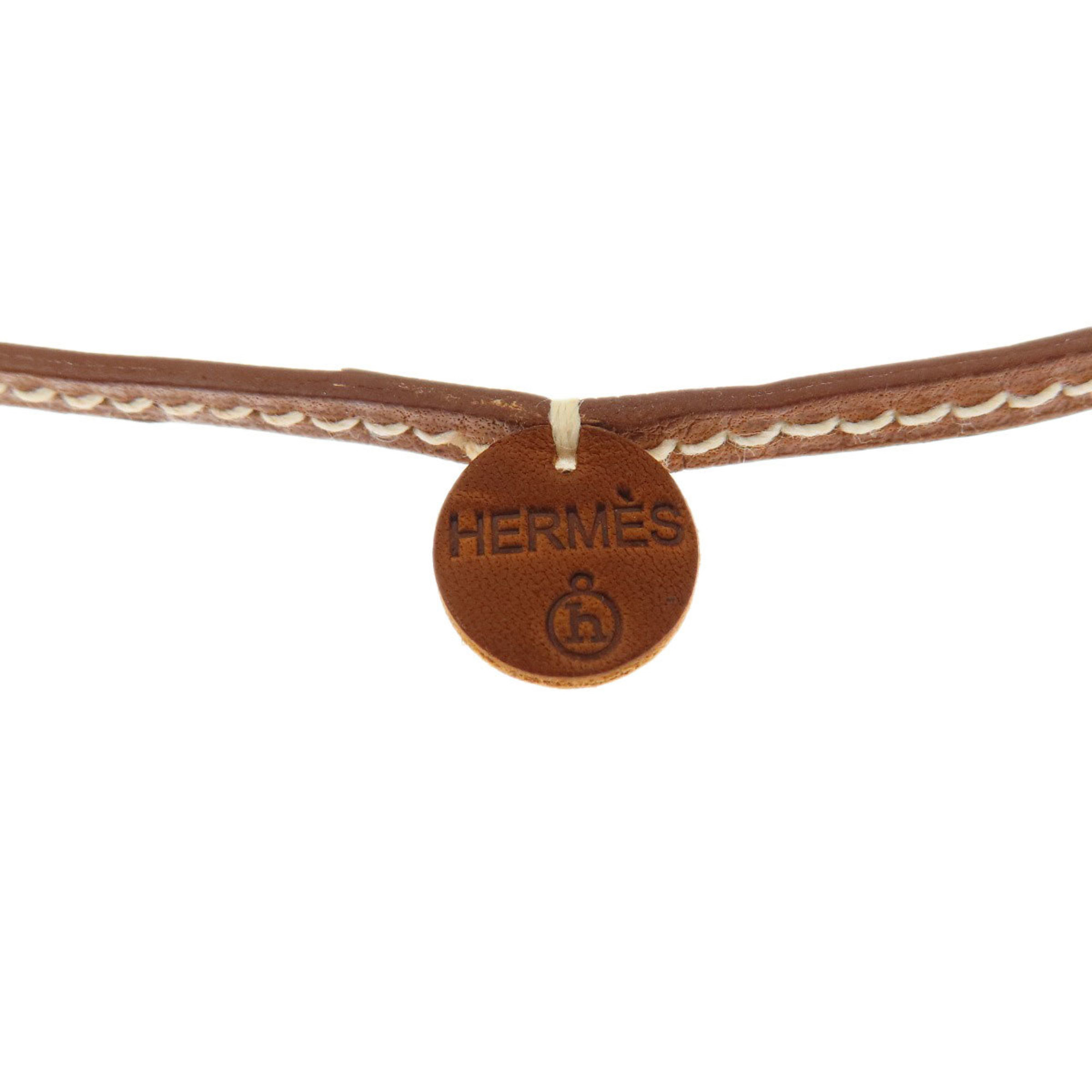 Hermes Homme PM Necklace Buffalo Horn Women's