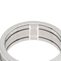 Cartier C2 Ring #52 Ring, K18 White Gold, Women's