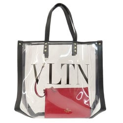 Valentino Clear Tote Handbag Leather Women's