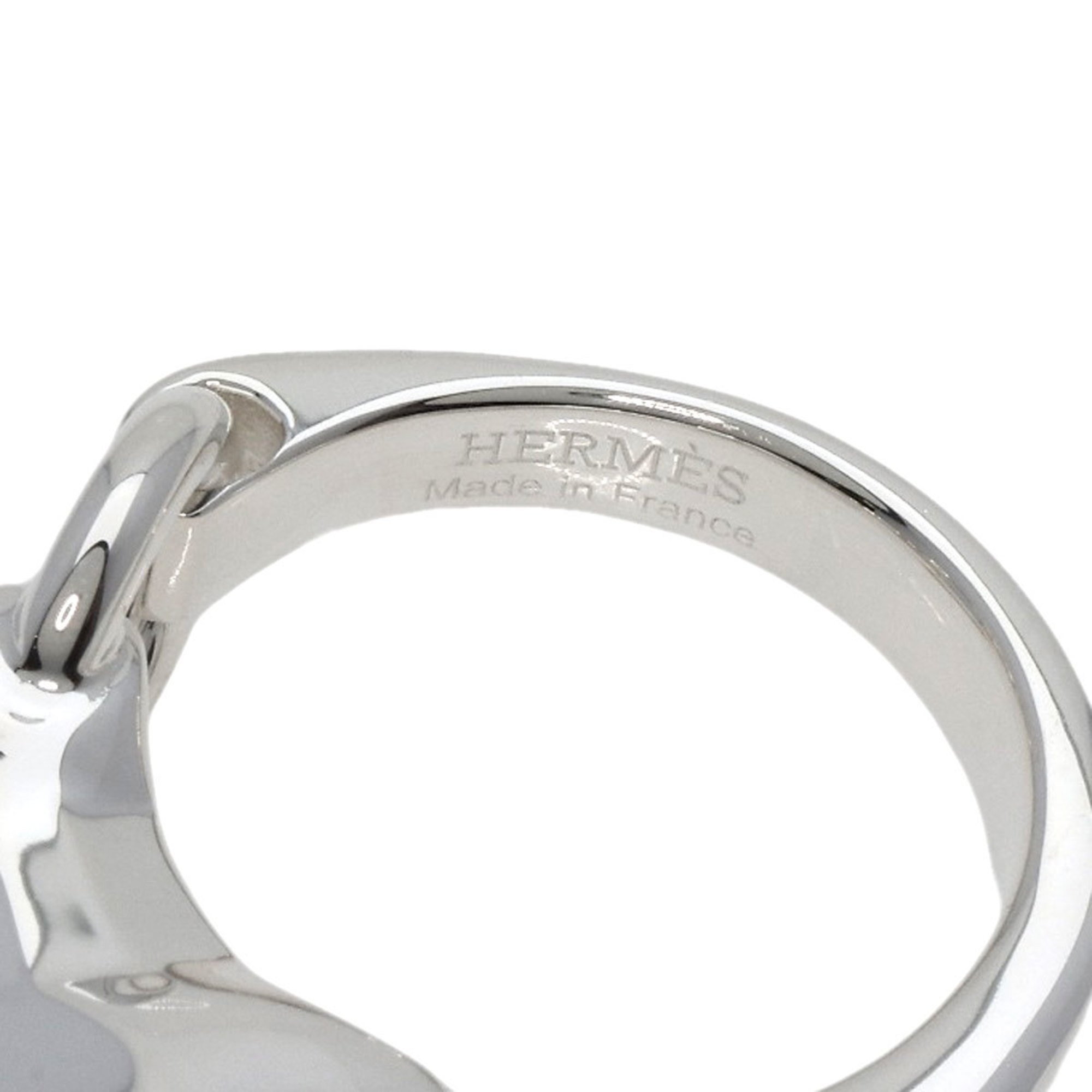 Hermes Gallop Horse #54 Ring, Silver, Women's