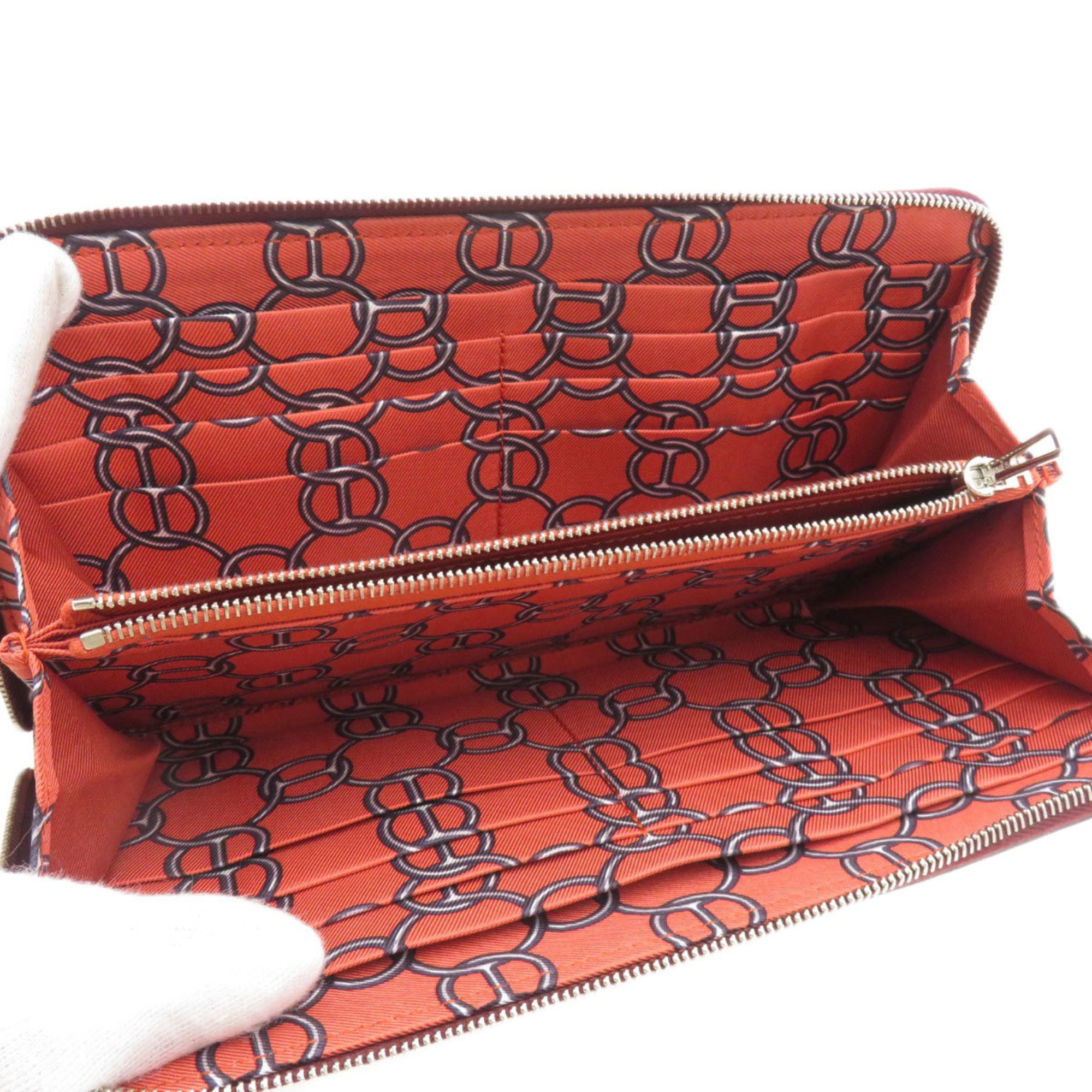 Hermes Azap Silk In Long Epson Wallet Women's
