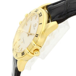 Omega 1612.10 Constellation Watch, 18K Yellow Gold, Leather, Men's