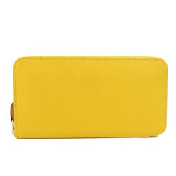 Hermes Azap Silk In Long Yellow Wallet Epson Women's