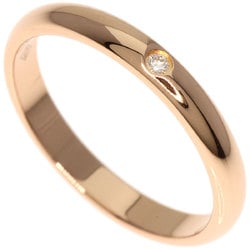 Cartier Classic Wedding 1P Diamond #49 Ring, K18 Pink Gold, Women's