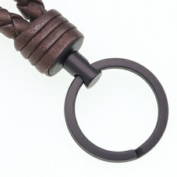 Bottega Veneta Key Ring Intrecciato 113539 Bronze Leather Holder Keys Women Men BOTTEGA VENETA