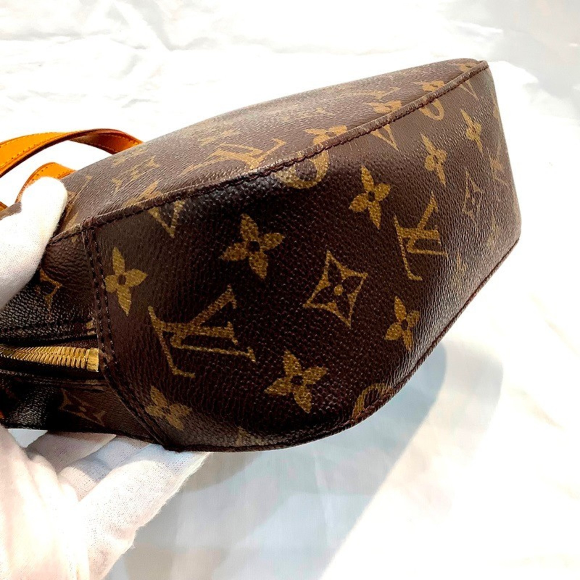 Louis Vuitton Spontini M47500 Monogram AR0072 Handbag Shoulder KB-8576