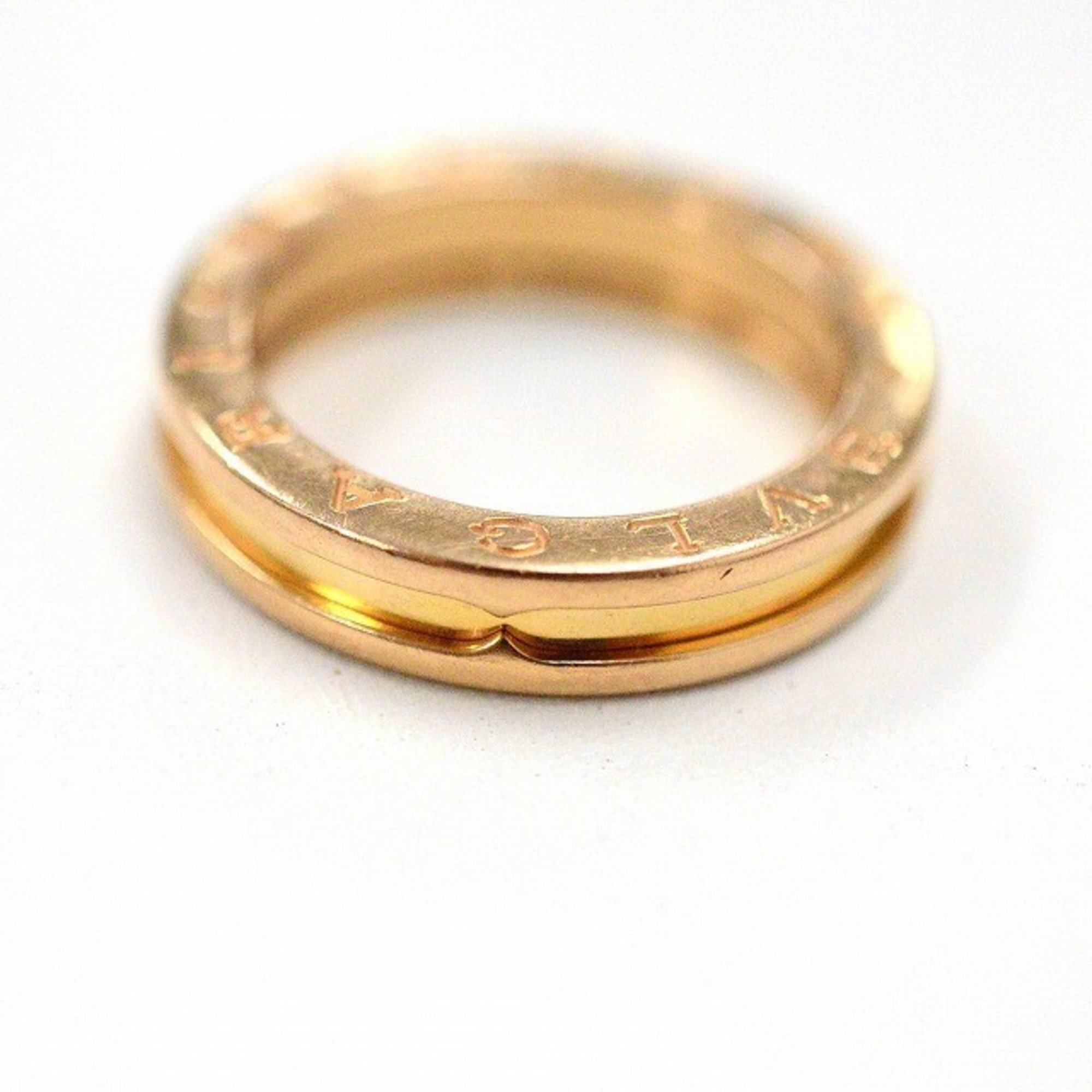 BVLGARI 750PG (K18 pink gold) B.zero1 size 17 8.27g 1 band ring JA-18928