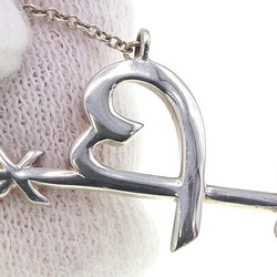 Tiffany Necklace Paloma Picasso Loving Heart Arrow SV Sterling Silver 925 Pendant Women's TIFFANY & CO