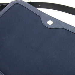 Paul Smith Shoulder Bag Navy Leather Blue Men's