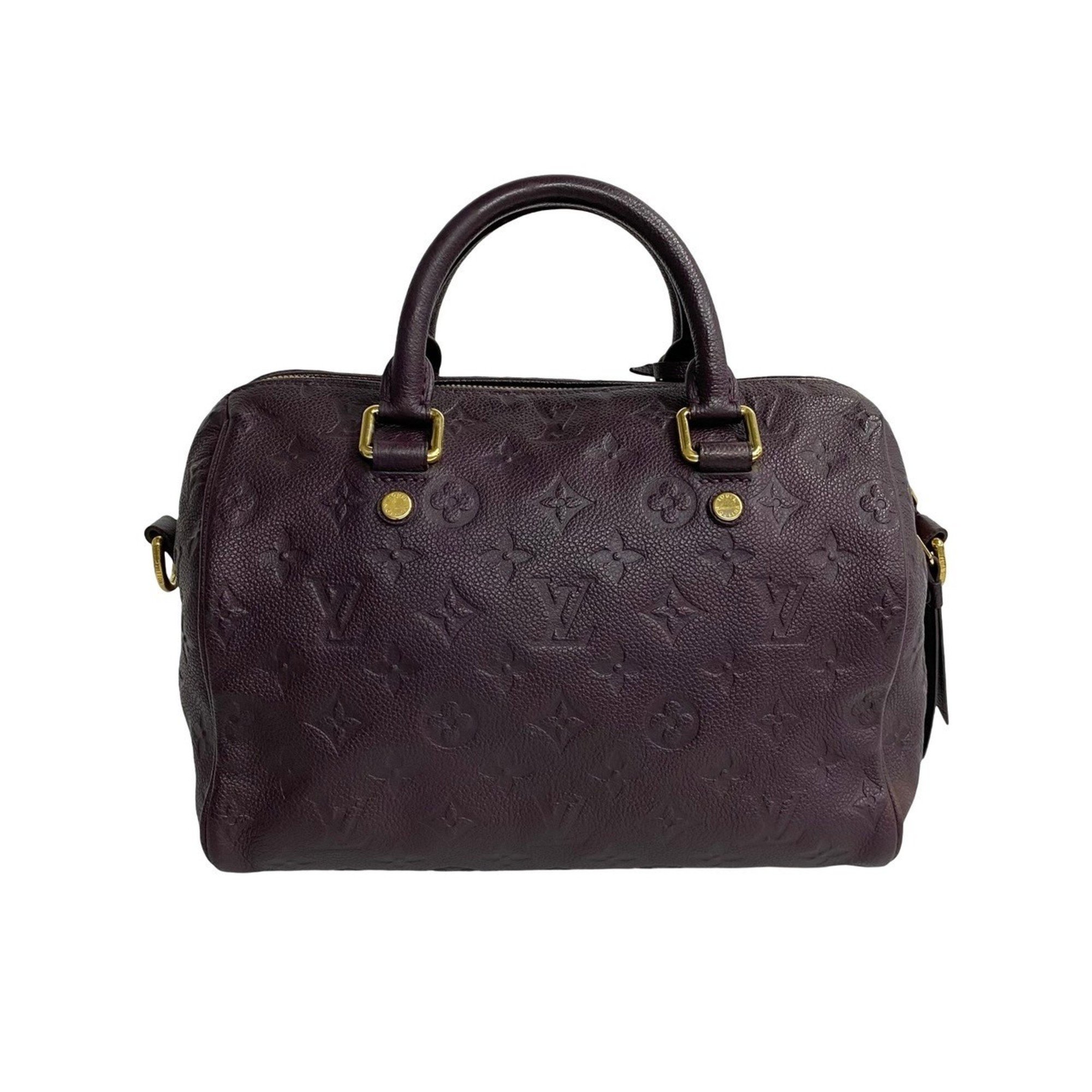 LOUIS VUITTON Louis Vuitton Speedy 25 Bandouliere Monogram Empreinte Leather 2way Hand Shoulder Bag 33909