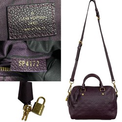 LOUIS VUITTON Louis Vuitton Speedy 25 Bandouliere Monogram Empreinte Leather 2way Hand Shoulder Bag 33909