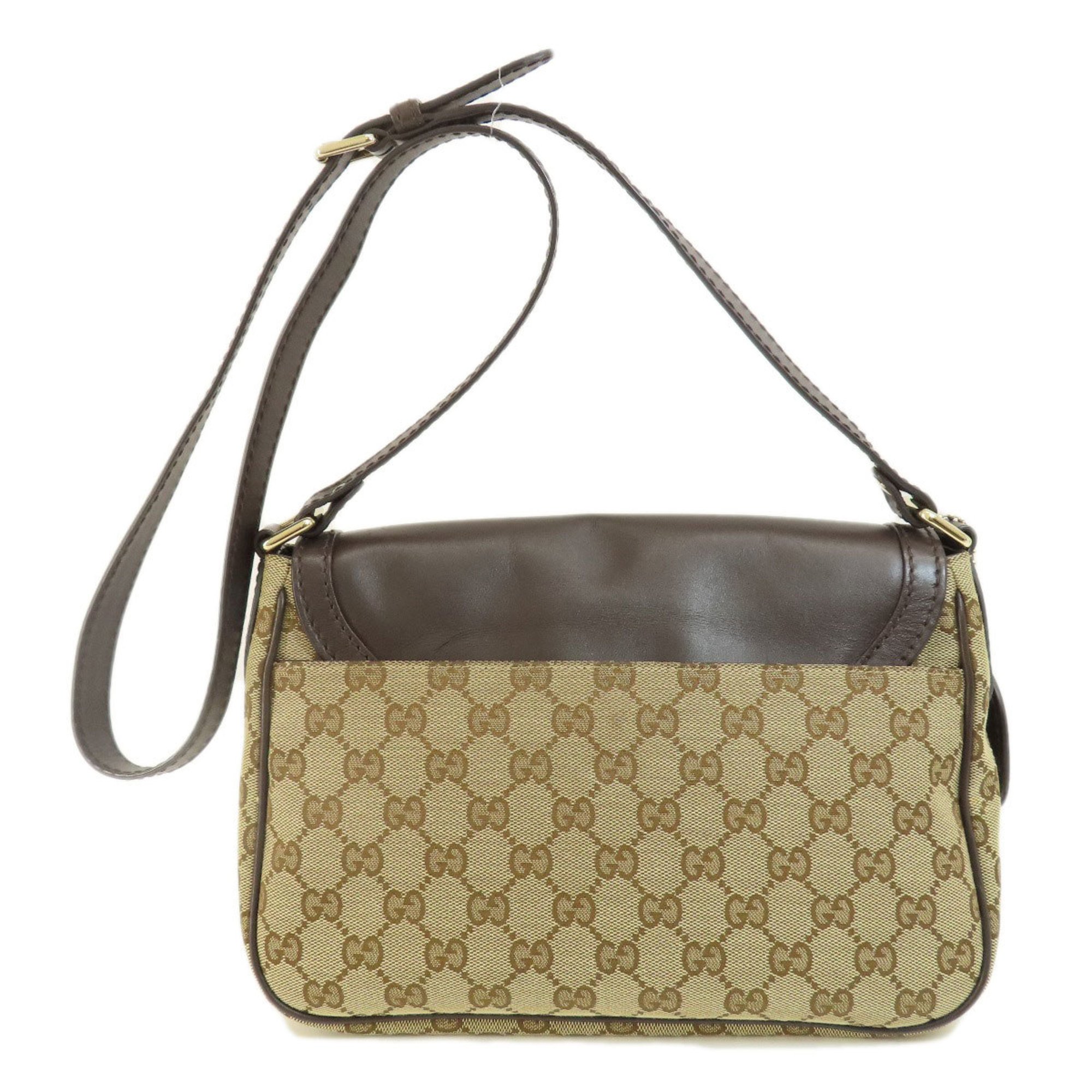 Gucci 308452 GG Shoulder Bag Canvas Women's