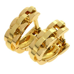 Cartier Panthere Cufflinks K18 Yellow Gold Men's