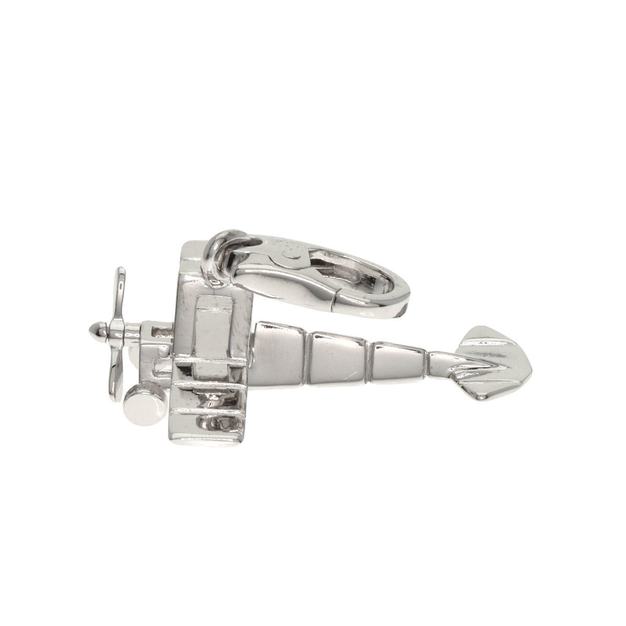 Cartier Airplane Charm Pendant Top K18 White Gold Ladies