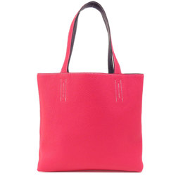 Hermes Double Sens 36 Pink Navy Tote Bag Taurillon Women's