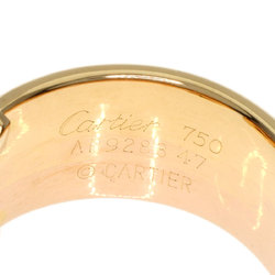 Cartier 2C LM #47 Ring, K18 Yellow Gold, K18WG, K18PG, Women's