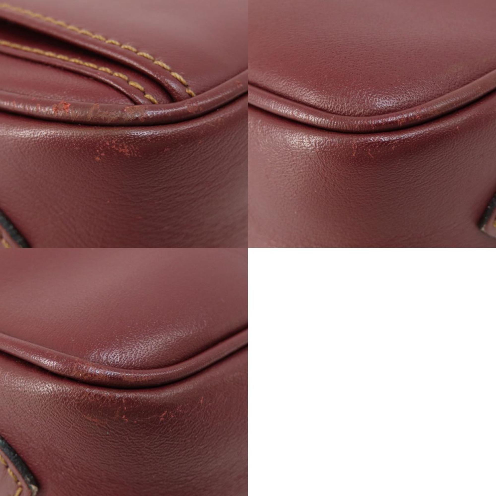 Cartier Must Line Shoulder Bag Leather Women's