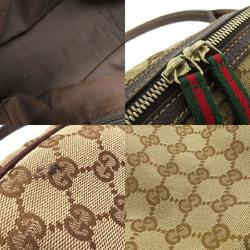 Gucci 161720 GG Handbag Canvas Women's