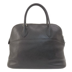 Hermes Bolide 37 Black Handbag Taurillon Women's