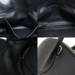 Hermes Bolide 37 Black Handbag Taurillon Women's