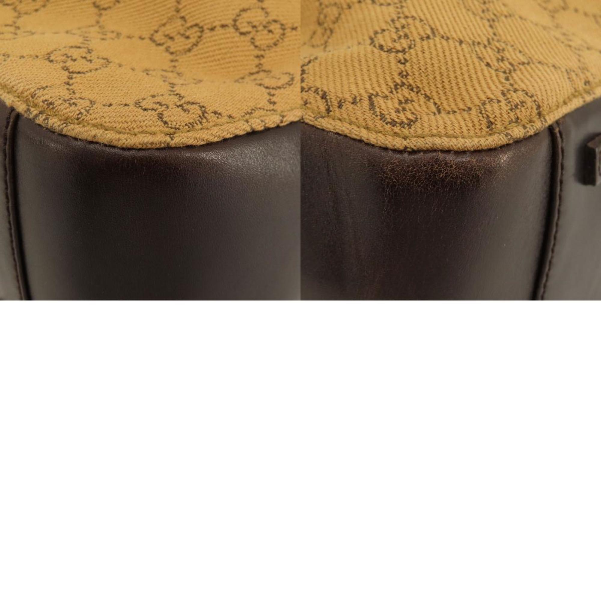 Gucci 101919 GG Pattern Tote Bag Canvas Women's