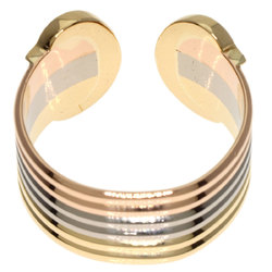 Cartier 2C LM #55 Ring, K18 Yellow Gold, K18WG, K18PG, Women's