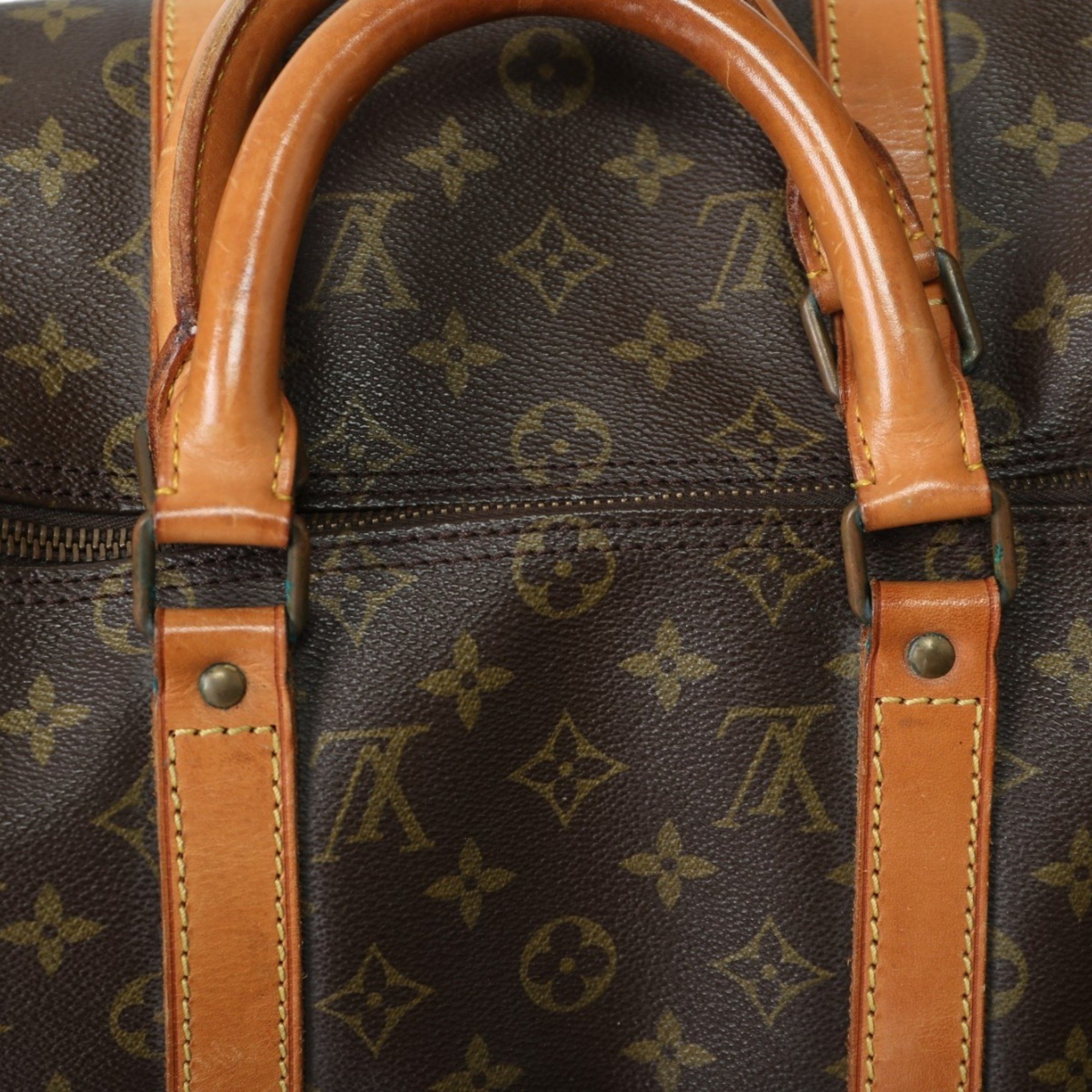 Louis Vuitton Boston Bag Keepall 50 Monogram Canvas M41426 Brown LV