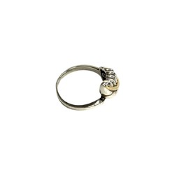 TIFFANY&Co. Tiffany Leaf Ring K18 Silver 925 Gold 51736