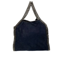 Stella McCartney Falabella 2way Leather Shoulder Bag Handbag Navy 88083