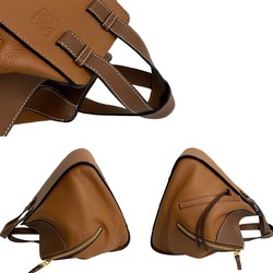 LOEWE Hammock Small Anagram Leather Shoulder Bag Handbag Brown 17965