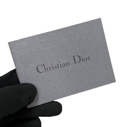 Christian Dior Rhinestone Metal Chain Necklace Pendant Gold Women Men 64283