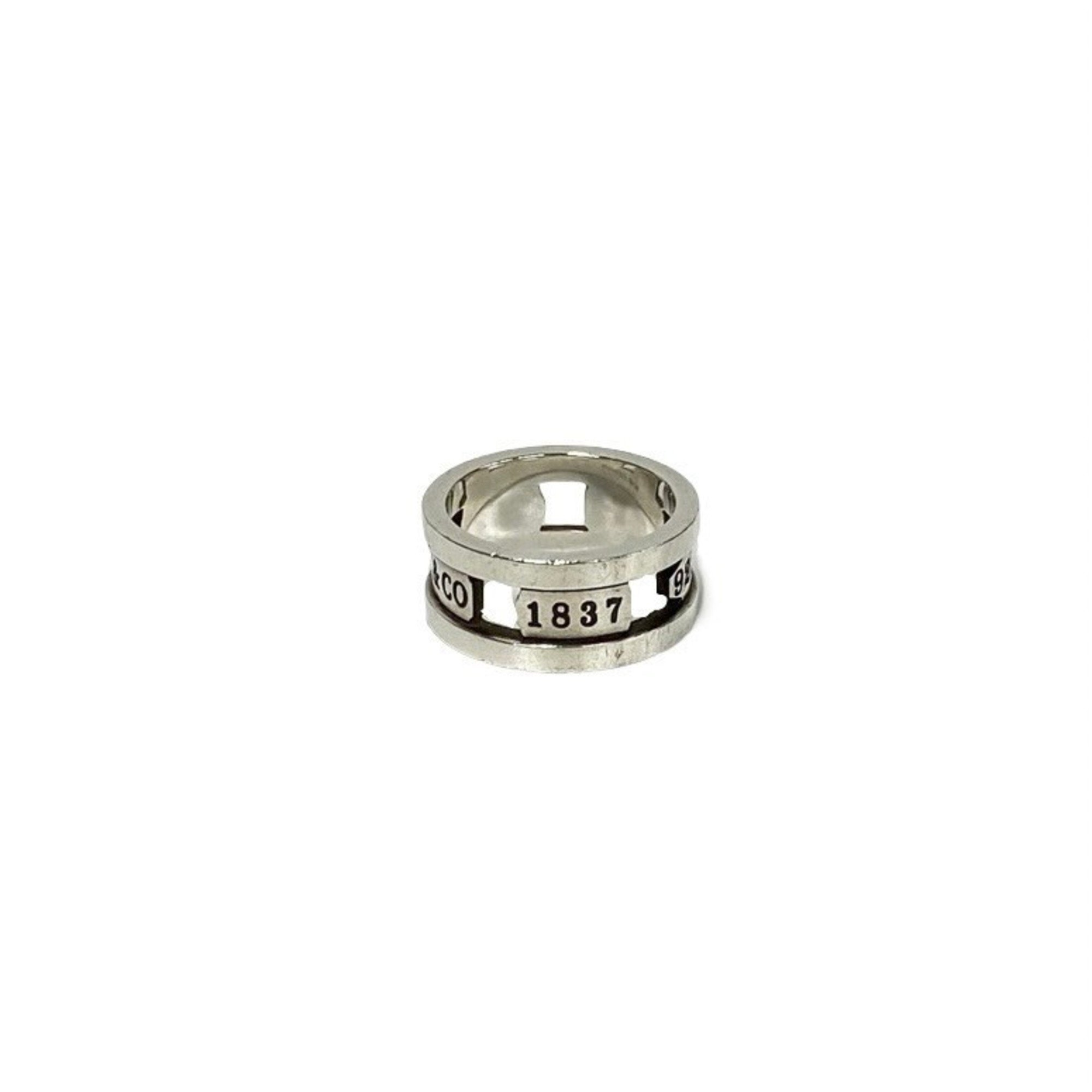 TIFFANY&Co. Tiffany Element Ring, Silver 925, Women's, Men's, Silver, 31941