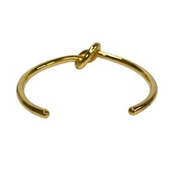CELINE Knot Bangle Brass Bracelet Gold Women Men 86500