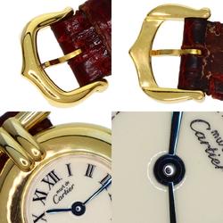 Cartier Must Colisee Watch GP Leather Ladies