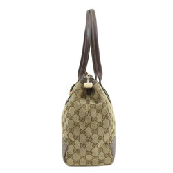Gucci 177052 GG Sherry Line Tote Bag Canvas Women's