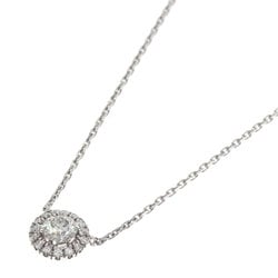 Cartier Destine Diamond Necklace K18 White Gold Women's